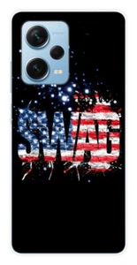 Coque en silicone imprimée compatible Xiaomi Redmi Note 12 Pro Plus Swag usa - Bild 1 von 3