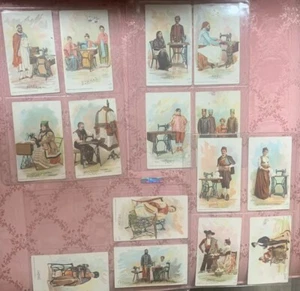 Singer Manufacturing Co. Sewing Trade Card  Costumes of All Nations 1892 Lot 15 - Picture 1 of 14