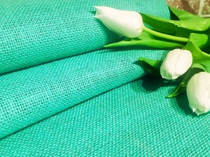 JADE VERDE HESSIAN YUTE Tela Saqueo Mesa Corredor Material Boda 150cm de Ancho - Imagen 1 de 5