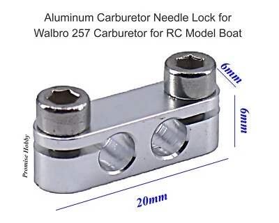 Aluminum Carburetor Needle Lock for Walbro 257 Carburetor for RC Model Boat - Image 1 of 4