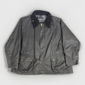 Barbour Classic Bedale Waxed Jacket 2XL Pockets Corduroy Collar A322 C52 132CM - Picture 1 of 20