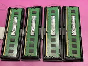 Lot of (4) Samsung 4GB 1Rx8 PC4-2133P DDR4 RAM (M378A5143DB0-CPB) - Used - Picture 1 of 6