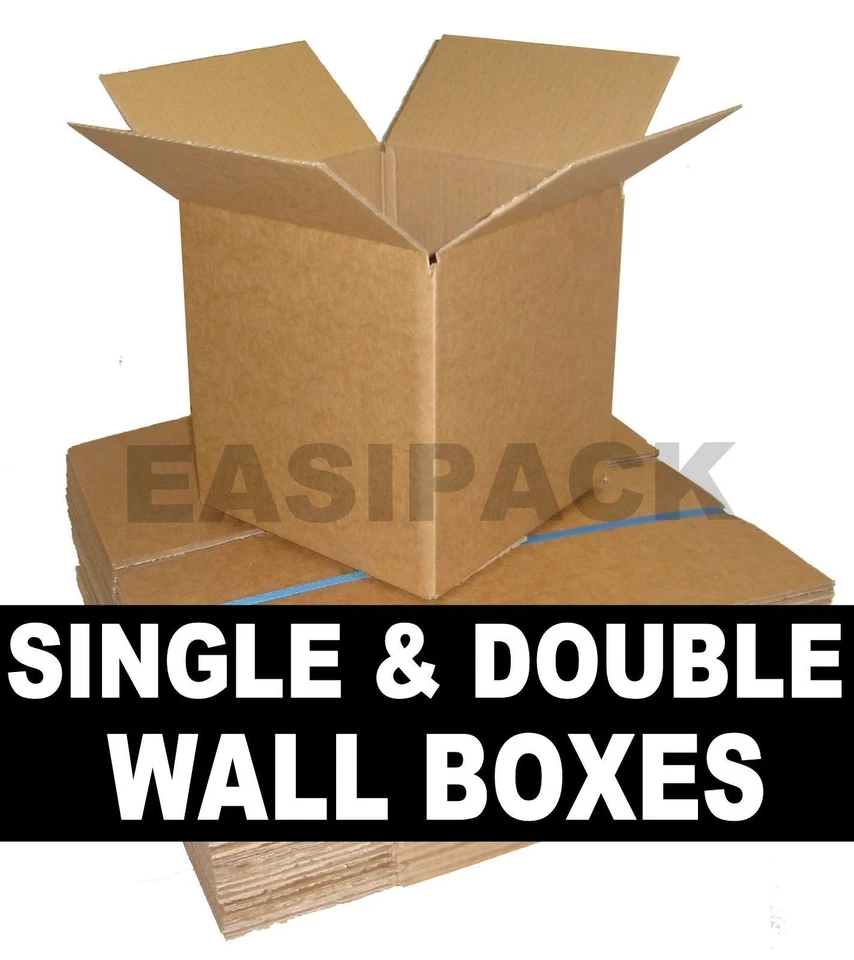 Superior Quality Single Double Wall Plain Brown Cardboard Postal Mailing Boxes - Image 1 of 1