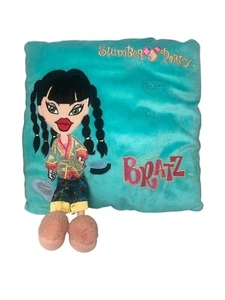 Vintage 2003 Bratz Jade Slumber Party grün Plüsch Kissen Kissen Sammlerstück - Bild 1 von 9