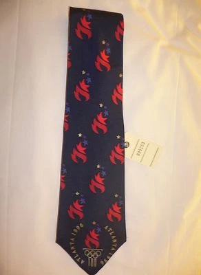 Juegos Olímpicos Atlanta Collection RM Sport AZUL Corbata Cuello Logo Olímpico 1996 ¡RARA!! Foto 1 de 3