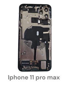 Carcasa trasera original Apple iPhone 11 Pro Max marco premontada gris - Imagen 1 de 2