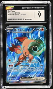 Pokemon CGC 9 COMO NUEVO - Paldea Evolved Chi-Yu ex arte completo 234/193 - Imagen 1 de 2
