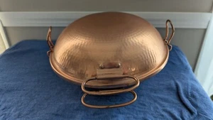 Williams Sonoma - Hammered Copper - Cataplana Food Steamer Pot Made in Portugal - Picture 1 of 19