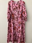 Candace Cameron Bure Petite Button-Front Tie Wast Dress - Pink (Sz 1Xp) A488217