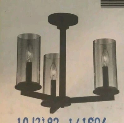 Candelabro contemporáneo Kichler Crosby 43997OZ 3 luces de bronce antiguo Foto 1 de 3