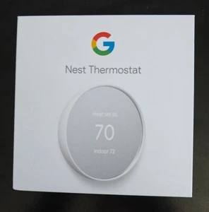 Google Nest G4CVZ Programmable Wi-Fi Thermostat - White - Picture 1 of 4