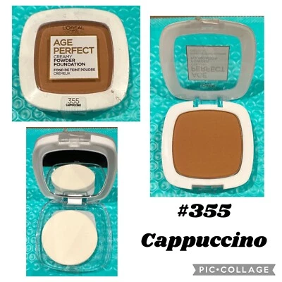 Base en polvo cremosa compacta LOREAL Age Perfect - #355 CAPUCCINO - sin sellar Foto 1 de 3