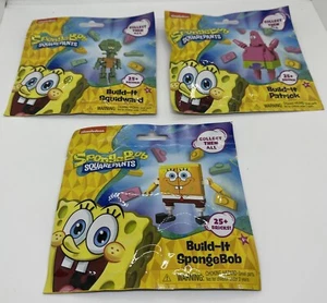 SponegBob Squarepants Build-It 3 Pack Minifigure Set *Nickelodeon Just Play* - Picture 1 of 14