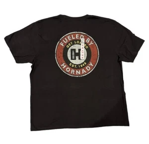 Hornady Men's 100% Cotton Gas Station T-Shirt 3XL Ammunition Themed NWT - Picture 1 of 3