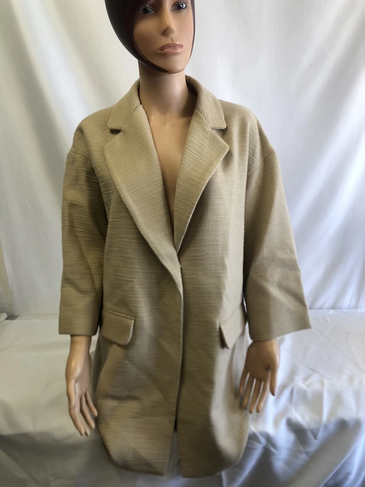 Manteau Femme Sinéquanone Taille 42 couleur Beige !!!! - Photo 1/4