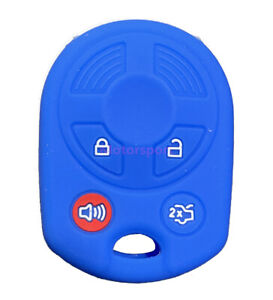 Fit Ford F-150 F-250 F-350 4 Button Remote Smart Silicone Key Fob Cover Case