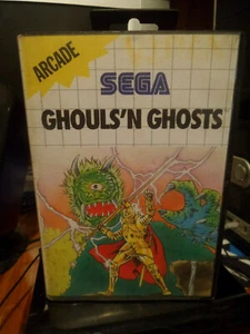 Ghouls'n Ghosts PAL Sega Master System Complete - Picture 1 of 6