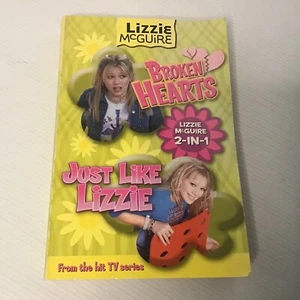 Lizzie Mcguire Book 2in1 Broken Hearts and Just Like Lizzie (Paperback, 2005) - Foto 1 di 10