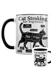 Tasse intérieure 2 tons noire Cat Stroking pour débutants