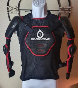SixSixOne 661 Race Motocross Chest Back Spine Protector Youth Medium - Picture 1 of 7