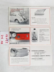BROSHURE PUBBLICITARIA -ACCESSORI AUTO -REJNA- AUTO D'EPOCA - leggi tutto - Foto 1 di 5
