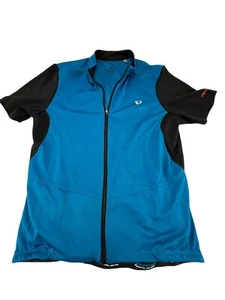 Pearl Izumi Select Men's Cycling Jersey Blue Short Sleeve Full Zip M Athleisure - Picture 1 of 20