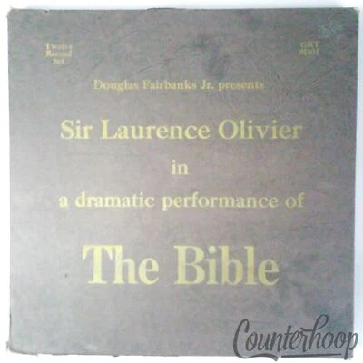 Sir Laurence Olivier – The Bible 1974 12LP Box Set GRT-9D01/12 Douglas Fairbanks - Image 1 of 2