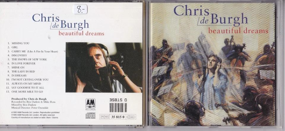 Chris de Burgh -Beautiful Dreams- CD A&M Records - Bild 1 von 1