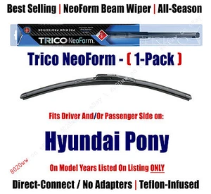 Super Premium NeoForm Wiper Blade (Qty 1) fits 1984-1987 Hyundai Pony - 16160 - Picture 1 of 1