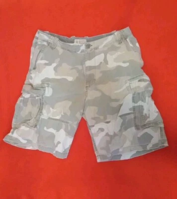 Pantalones Cortos Carga Arizona Jean Company Gris Gris Camuflaje Talla 38 Foto 1 de 4