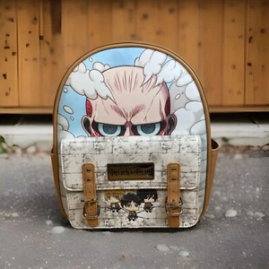 Attack on Titan Chibi Colossal Titan Mini Backpack Bonus beanie - Picture 1 of 10