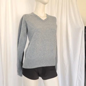 Jantzen womens heather blue 100% virgin lambswool sweater size M   - Picture 1 of 8