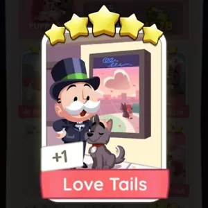 Love Tails - 5 Star Sticker - Monopoly - Picture 1 of 1