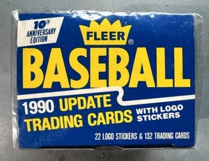 1990 FLEER BASEBALL UPDATE TRADING 132-KARTEN-SET (NM/M) WERKSEITIG VERSIEGELT/AUFKLEBER - Bild 1 von 6