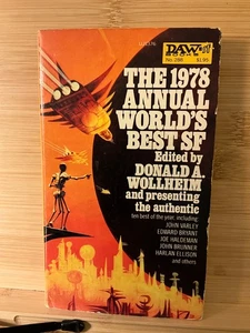 The 1978 Annual World’s Best SF ed. Wollheim DAW #288 1st pnt PBO J. Gaughan cvr - Picture 1 of 3