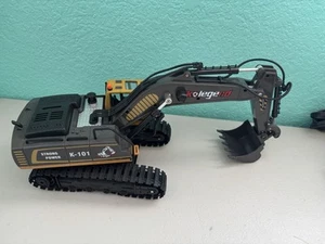 kolegend Strong Power K-101 RC Excavator Independent Arms Works No remote 1/14 - Picture 1 of 10