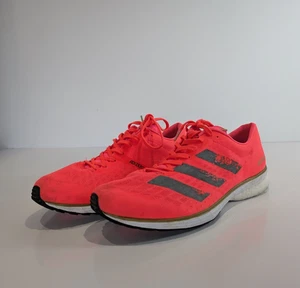 Adidas Adizero Adios 5 scarpe da ginnastica uomo scarpe da corsa taglia UK 12 rosa segnale EG4667 - Foto 1 di 12