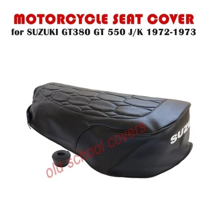 CAPA DE ASSENTO DE MOTOCICLETA SUZUKI GT380 GT550 J K 1972-73 PADRÃO DIAMANTE - Imagem 1 de 2