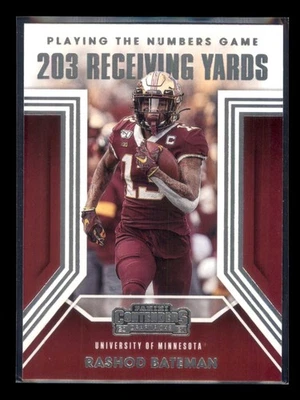 2021 Panini Contenders Draft Picks - Playing the Numbers Game Rashod Bateman #16 - Image 1 of 2