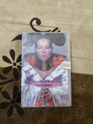 Bjork Homogenic INDIA IMPORT CLAMSHELL CASSETTE TAPE SEALED  MINT - Image 1 of 4