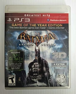 Batman: Arkham Asylum: GOTY Edition - Sony PlayStation 3 PS3 - CIB GETESTET - Bild 1 von 3
