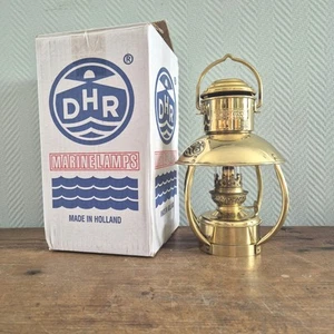 DHR Holland JUNIOR Nautical Marine Trawler Brass Ship Lantern Oil Lamp Light - Picture 1 of 13