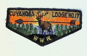 Cuyahoga Lodge 17 Greater Cleveland Council OH Flap BLK Bdr (CB149) - Picture 1 of 2