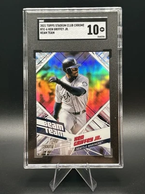 2021 Topps Chrome (Stadium Club) - Ken Griffey Jr BTC-6 - SGC 10 - Image 1 of 4