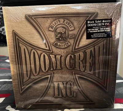 Black Label Society ~ Doom Crew Inc. 2LP Ltd. Ed. Bulls Eye 180g Picture Vinyl Foto 1 de 4