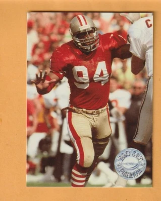 Charles Haley San Francisco 49ers 1991 Pro Set Platinum #146 HOF Naruna Virginia - Image 1 of 2