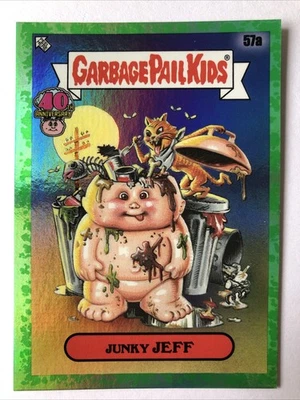 Garbage Pail Kids 40th Anniversary 2025 Junky Jeff 57a Green  - Image 1 of 2