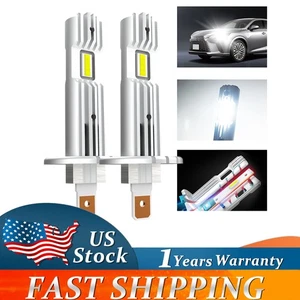AUXITO H1 LED Headlight Bulbs Conversion High Kit Low 6500K White Beam CANBUS - Bild 1 von 21