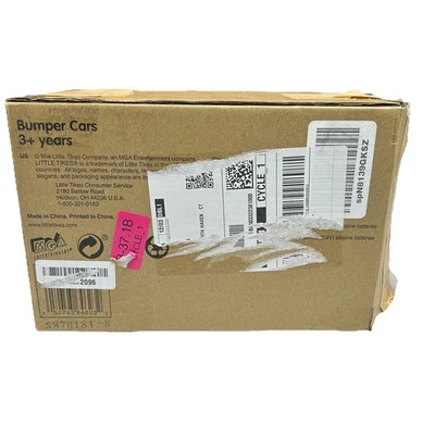 Little Tikes RC Bumper Cars Remote Controlled 2 Pack New In Box - Image 1 of 4