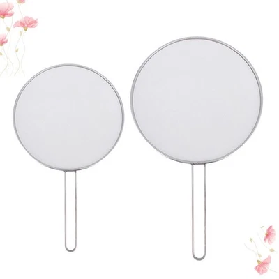  Coperchio del setaccio in acciaio inossidabile 2 pezzi Coperchio a prova di - Immagine 1 di 4